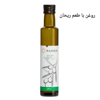 روغن زیتون فرابکر با طعم ریحان ۲۵۰ میلی گرم